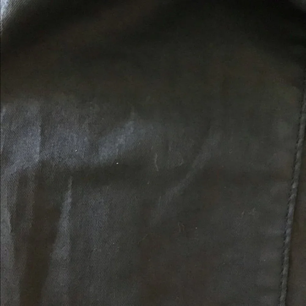 Zara Black Coated Baggy Paperbag Waist Pants 2